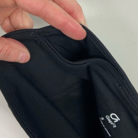 Gap Fit Black Compression Leggings Capri GFast Size Small‎ Slim Fit Crop Pants S - Picture 10 of 10